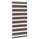 vidaXL Zebra roló 60,9 x 120 cm, szövetszélesség 56,7 cm, kávébarna