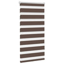 vidaXL Zebra roló 60,9 x 120 cm, szövetszélesség 56,7 cm, kávébarna