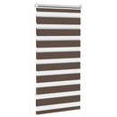 vidaXL Zebra roló 60,9 x 120 cm, szövetszélesség 56,7 cm, kávébarna
