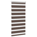 vidaXL Zebra roló 60,9 x 120 cm, szövetszélesség 56,7 cm, kávébarna