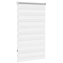 vidaXL fehér zebra roló 70,9 x 120 cm szövetszélesség 66,7 cm