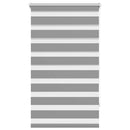 vidaXL szürke zebra roló 70,9 x 120 cm szövet szélesség 66,7 cm