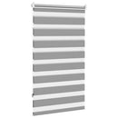 vidaXL szürke zebra roló 70,9 x 120 cm szövet szélesség 66,7 cm