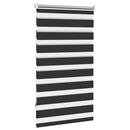 vidaXL fekete zebra roló 70,9 x 120 cm szövet szélesség 66,7 cm