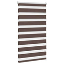 vidaXL Zebra roló 70,9 x 120 cm, szövetszélesség 66,7 cm, kávébarna