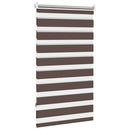 vidaXL Zebra roló 70,9 x 120 cm, szövetszélesség 66,7 cm, kávébarna