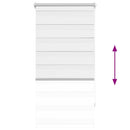 vidaXL fehér zebra roló 80,9 x 150 cm szövetszélesség 76,7 cm