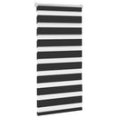 vidaXL fekete zebra roló 80,9 x 150 cm szövet szélesség 76,7 cm