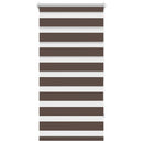 vidaXL Zebra roló 80,9 x 150 cm, szövetszélesség 76,7 cm, kávébarna