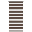 vidaXL Zebra roló 80,9 x 150 cm, szövetszélesség 76,7 cm, kávébarna