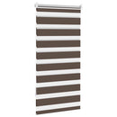 vidaXL Zebra roló 80,9 x 150 cm, szövetszélesség 76,7 cm, kávébarna