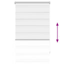 vidaXL fehér zebra roló 90,9 x 150 cm szövetszélesség 86,7 cm