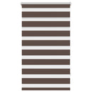 vidaXL Zebra roló 90,9 x 150 cm, szövetszélesség 86,7 cm, kávébarna