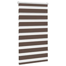 vidaXL Zebra roló 90,9 x 150 cm, szövetszélesség 86,7 cm, kávébarna