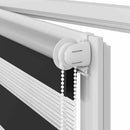 vidaXL fekete zebra roló 120,9 x 175 cm szövetszélesség 116,7 cm