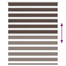 vidaXL Zebra roló 120,9 x 175 cm, szövetszélesség 116,7 cm, kávébarna