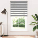 vidaXL szürke zebra roló 120,9 x 230 cm szövetszélesség 116,7 cm