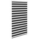 vidaXL fekete zebra roló 120,9 x 230 cm szövetszélesség 116,7 cm