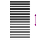 vidaXL fekete zebra roló 120,9 x 230 cm szövetszélesség 116,7 cm