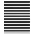 vidaXL fekete zebra roló 140,9 x 175 cm szövetszélesség 136,7 cm