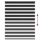 vidaXL fekete zebra roló 140,9 x 175 cm szövetszélesség 136,7 cm