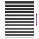 vidaXL fekete zebra roló 140,9 x 175 cm szövetszélesség 136,7 cm