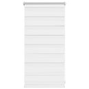 vidaXL fehér zebra roló 40,9 x 100 cm szövetszélesség 36,7 cm