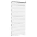 vidaXL fehér zebra roló 40,9 x 100 cm szövetszélesség 36,7 cm