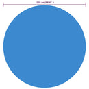 vidaXL kék napelemes kerek lebegő PE medencefólia 250 cm