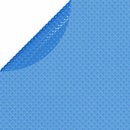 vidaXL kék napelemes kerek lebegő PE medencefólia 455 cm