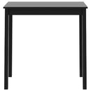 vidaXL fekete MDF bárasztal 115 x 55 x 107 cm