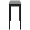 vidaXL fekete MDF bárasztal 115 x 55 x 107 cm