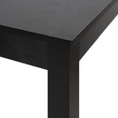 vidaXL fekete MDF bárasztal 115 x 55 x 107 cm