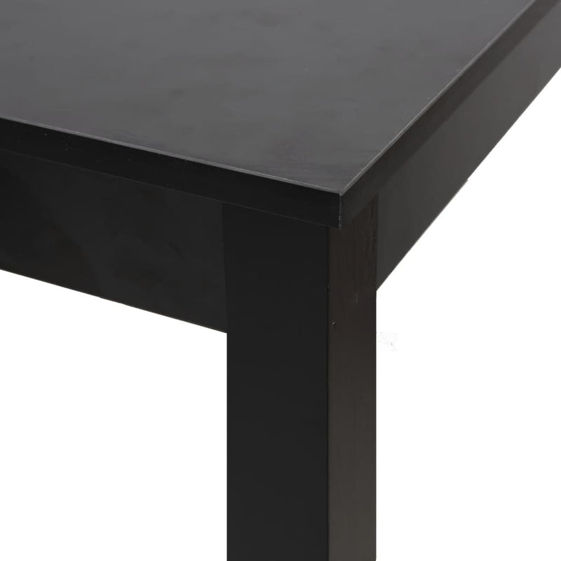 vidaXL fekete MDF bárasztal 115 x 55 x 107 cm