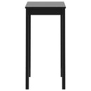 vidaXL fekete MDF bárasztal 55 x 55 x 107 cm