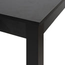 vidaXL fekete MDF bárasztal 55 x 55 x 107 cm