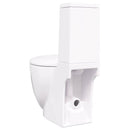vidaXL fehér kerámia WC öblítőrendszerrel