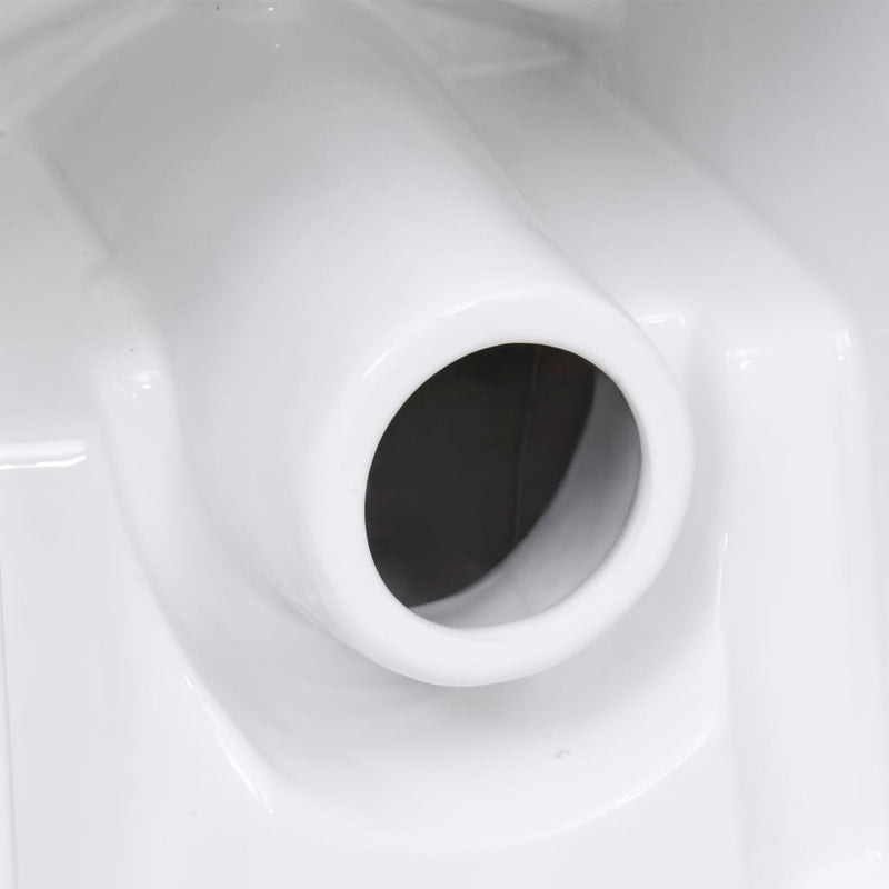 vidaXL fehér kerámia WC öblítőrendszerrel
