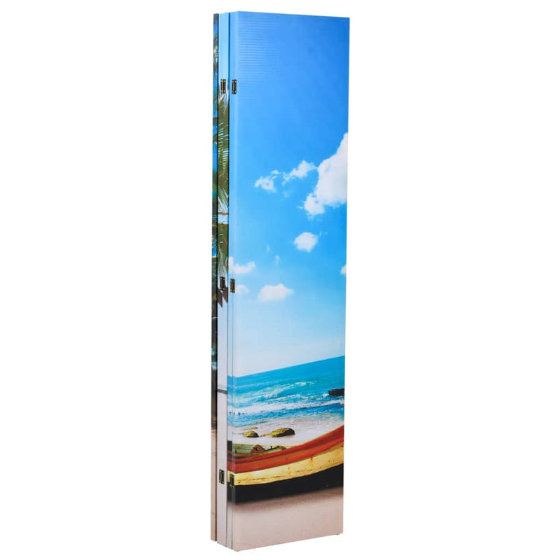 vidaXL tengerpart mintás paraván 200 x 170 cm