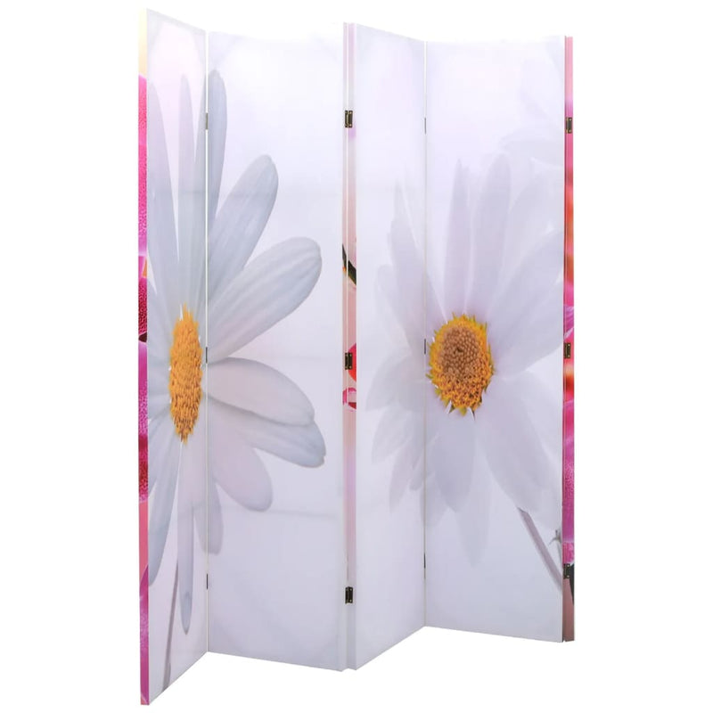 vidaXL virágmintás paraván 200 x 170 cm