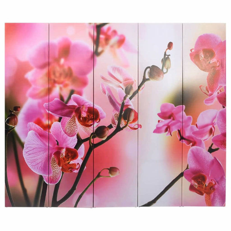 vidaXL virágmintás paraván 200 x 170 cm