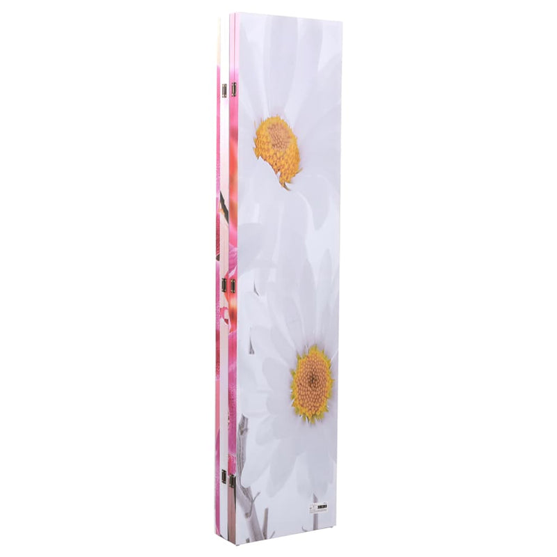 vidaXL virágmintás paraván 200 x 170 cm