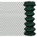 vidaXL zöld acél drótkerítés 1 x 15 m