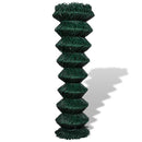 vidaXL zöld acél drótkerítés 1,5 x 15 m