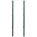 vidaXL 2 db kerítésoszlop 115 cm