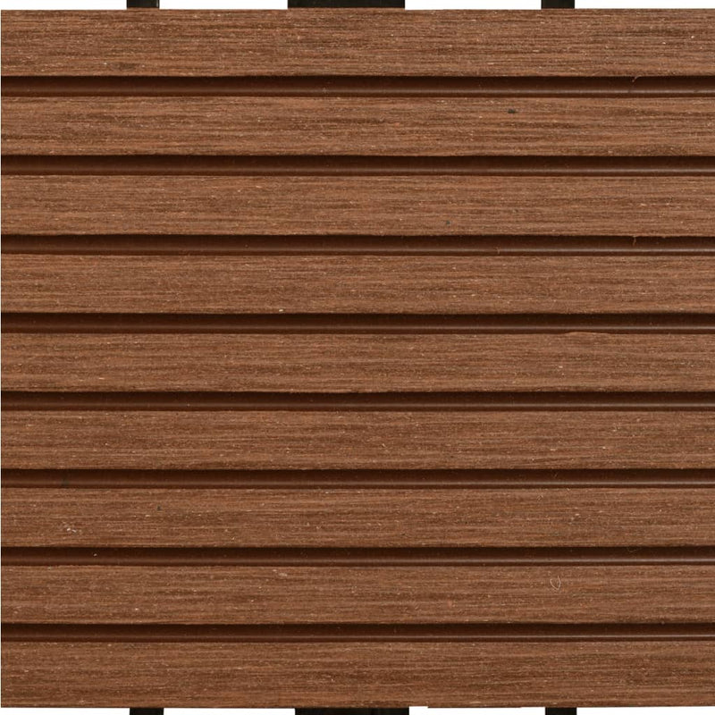 WPC Csempe 30x30cm 11pcs 1m2 Barna