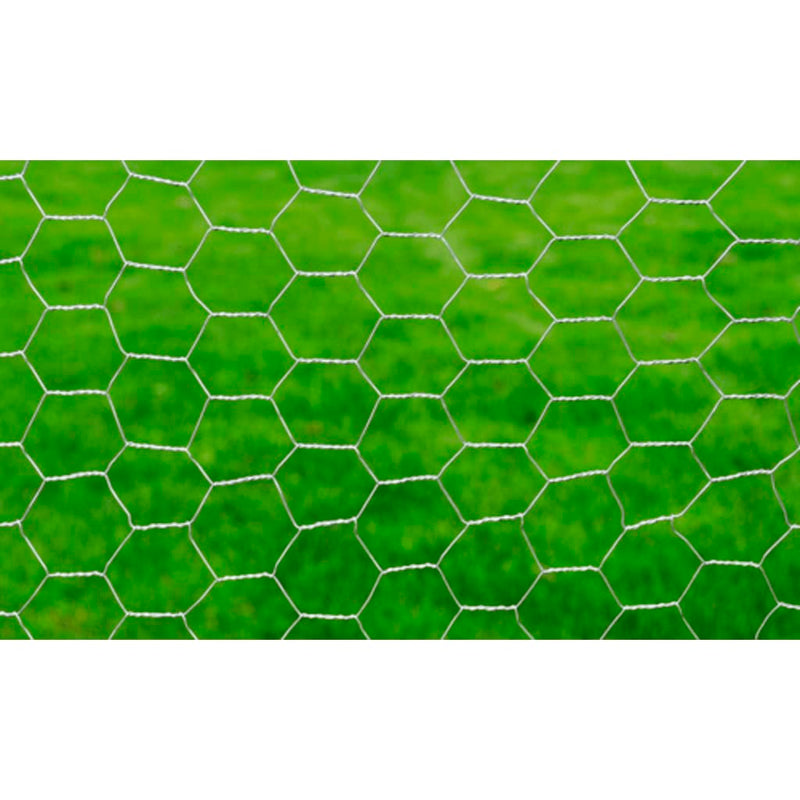 vidaXL ezüst horganyzott acél csirkeháló drótkerítés 25 x 1 m
