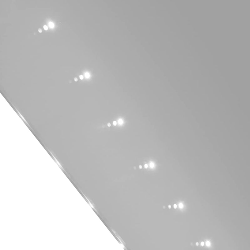 vidaXL fürdőszobatükör LED-fényekkel 60 x 80 cm (Ho x Ma)
