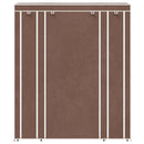 vidaXL barna szövet ruhásszekrény tárolórekeszekkel 45x150x176 cm