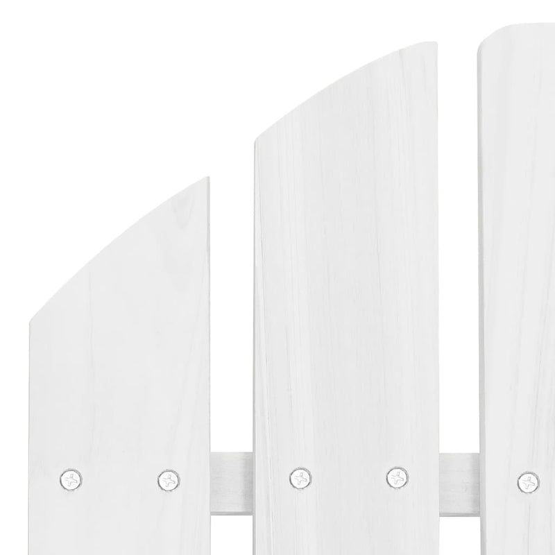 vidaXL fehér fa kerti szék